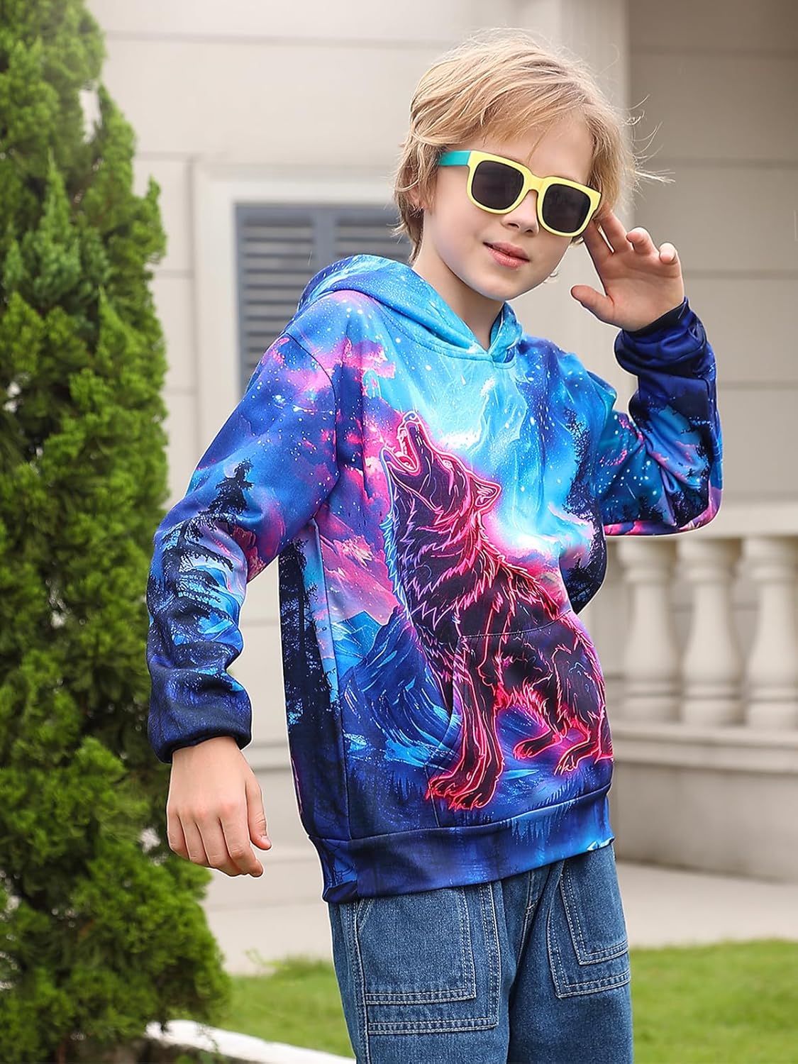 Vibrant Kids Fleece Hoodie