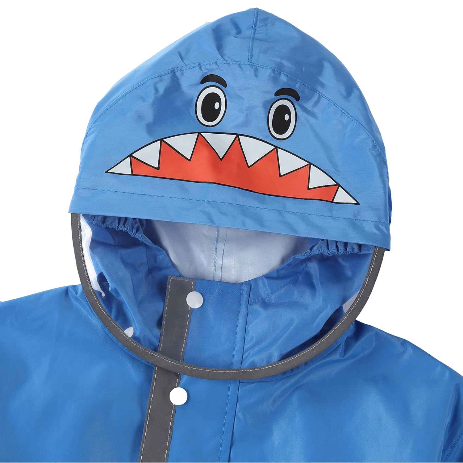 Fewlby Cute Cartoon Toddler Rain Jacket 4-6 Years M Size