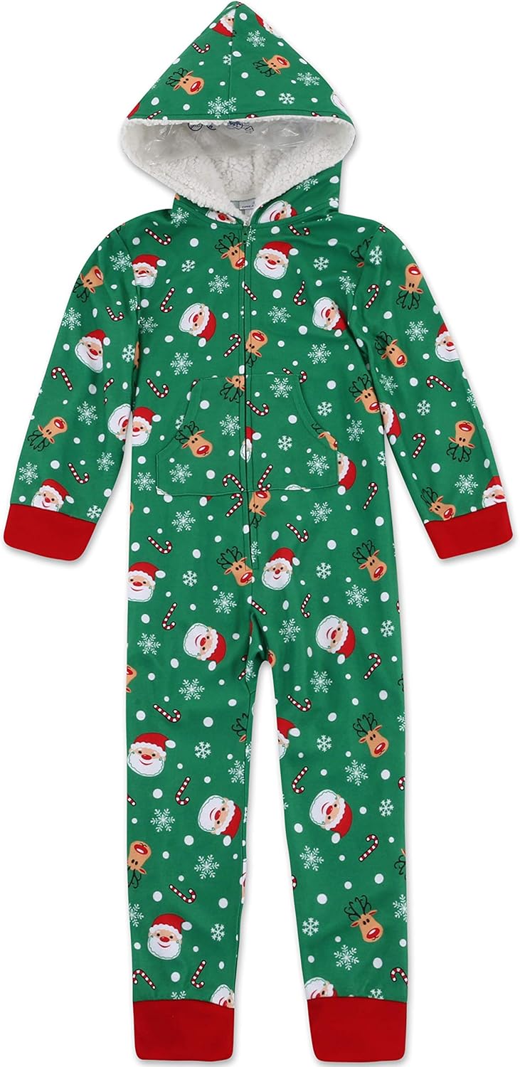 Dreamwave Toddler Girl Christmas Onesie Pajamas