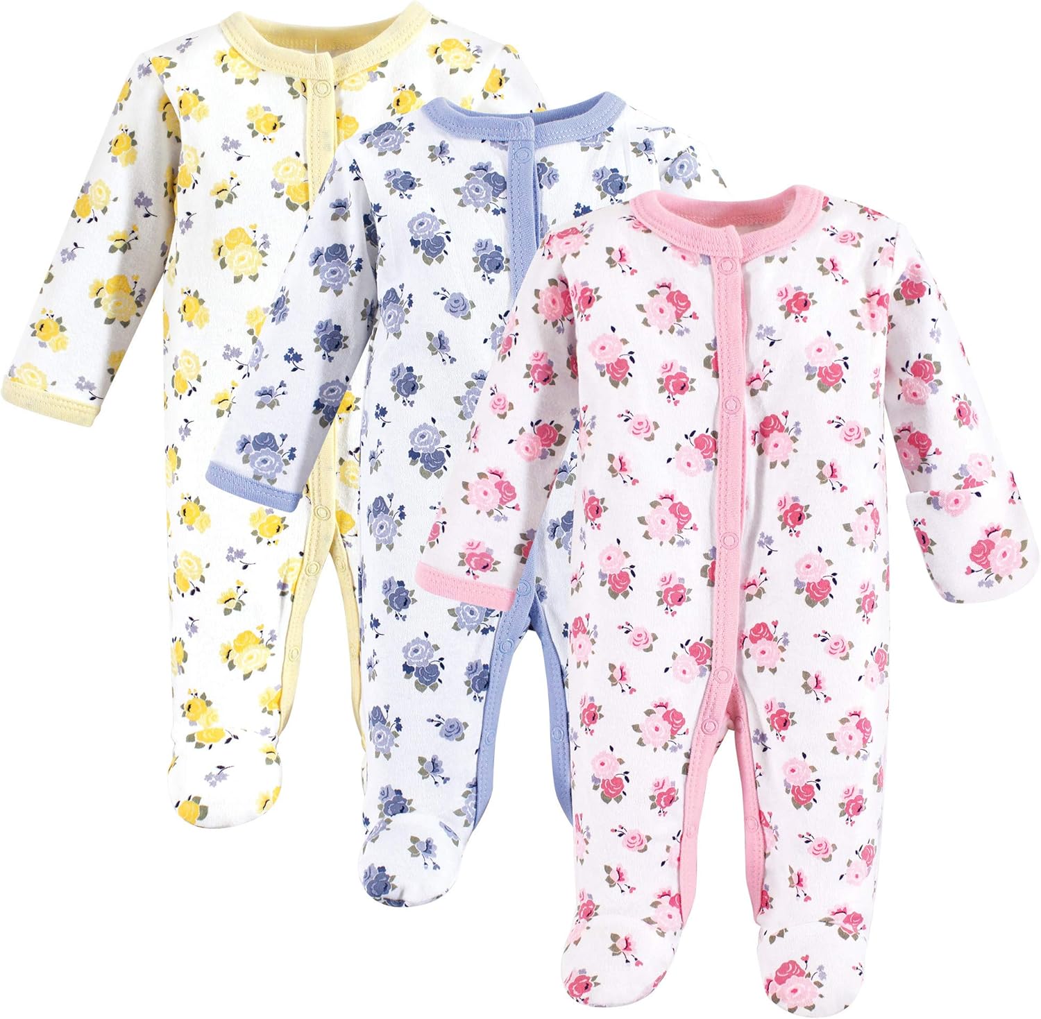 Luvable Friends Baby Cotton Preemie Sleep and Play Set