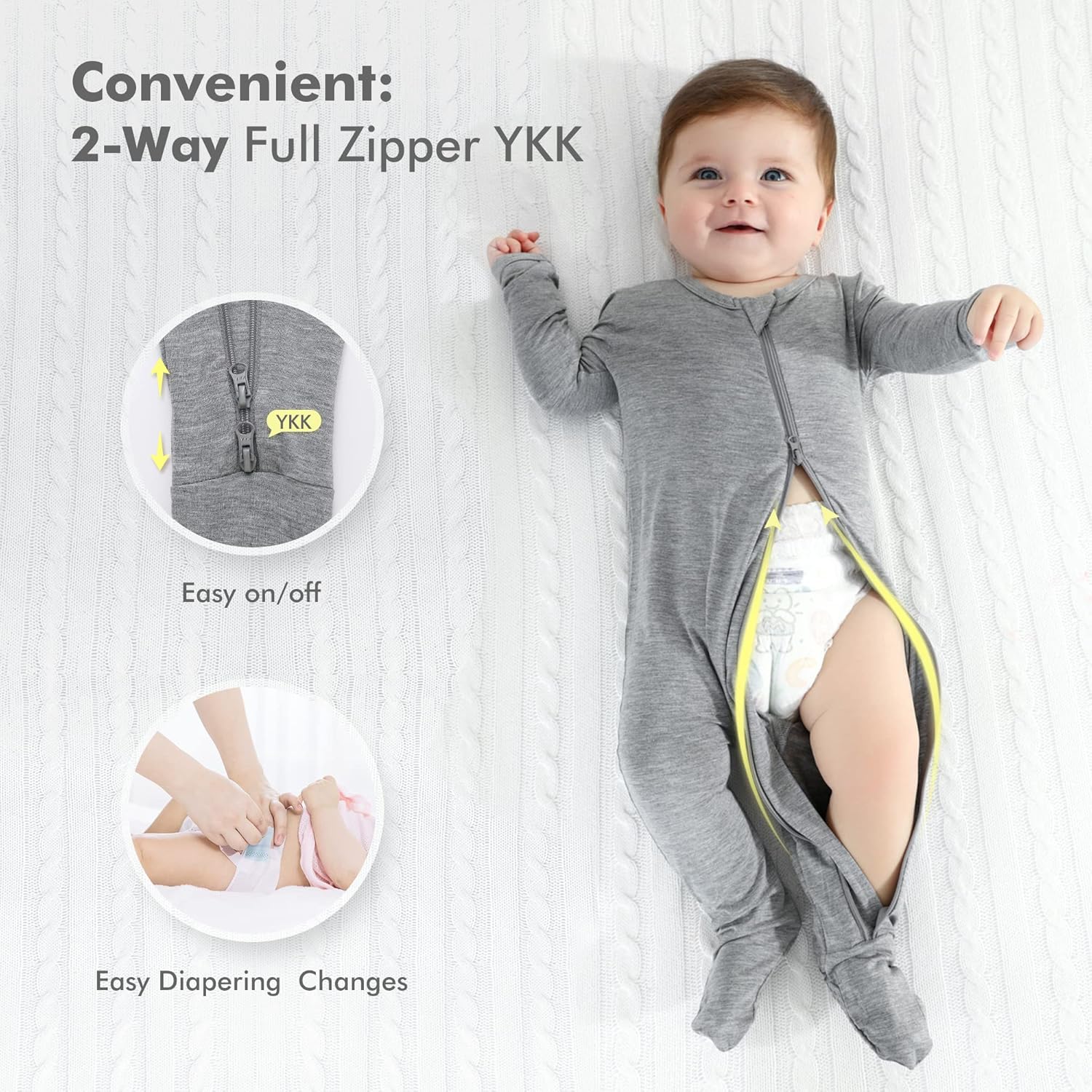 HAPIU Rayon from Bamboo Newborn to 24 Months
