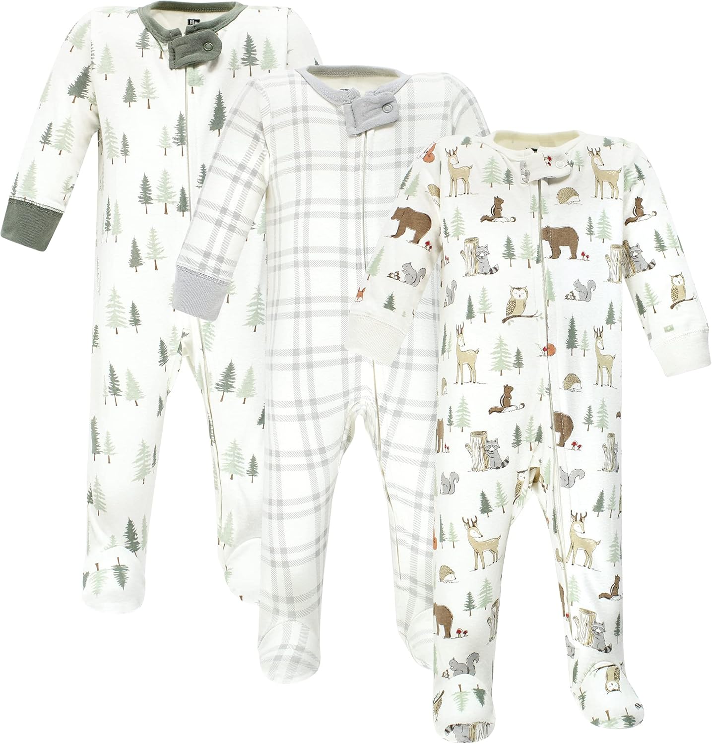 Hudson Baby Baby Cotton Sleep Play Blanket - Soft Comfy for Daily Use