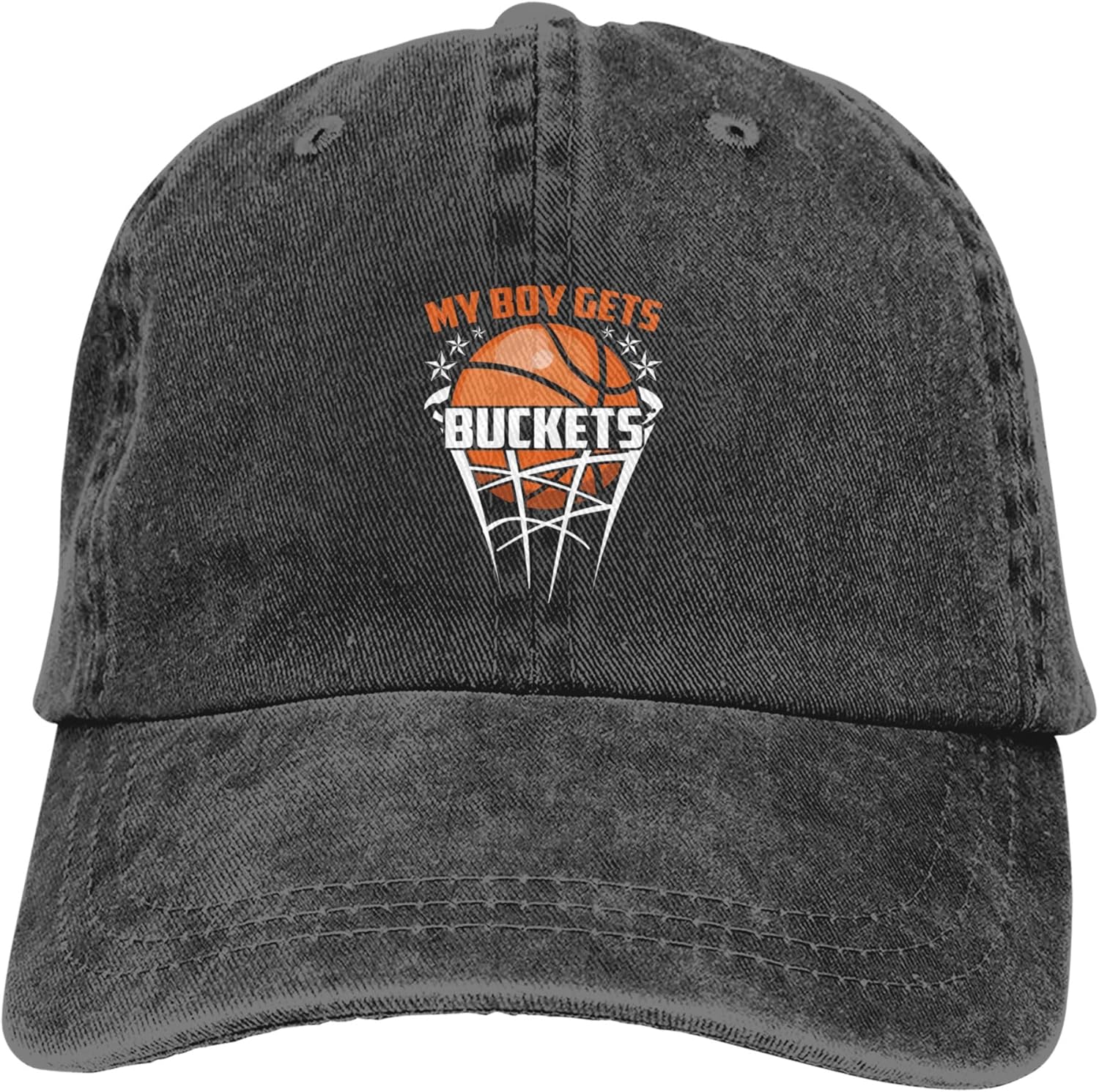 Adjustable Baseball Hat Black