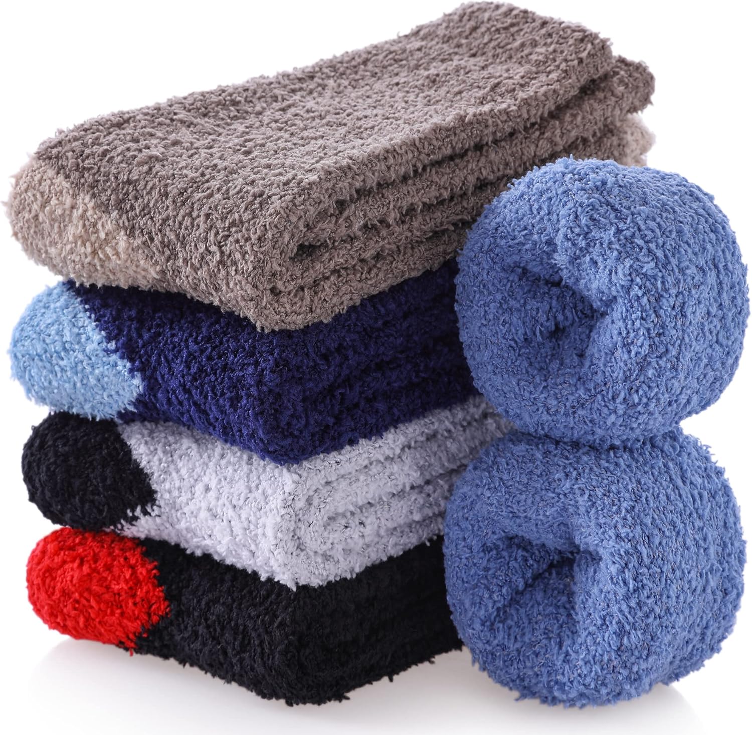 Keep Warm in Style - Fuzzy Socks for Guys