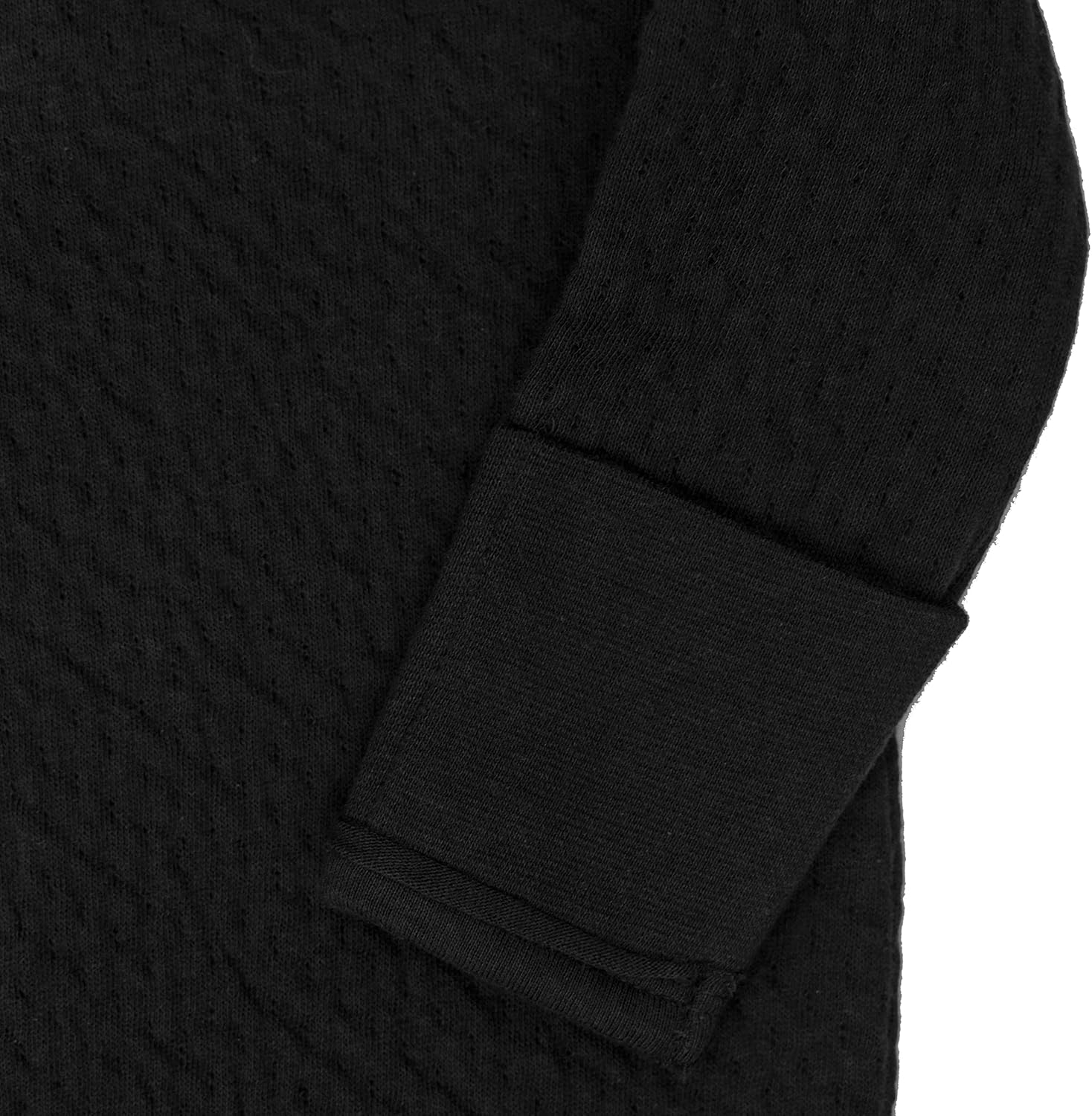 HonestBaby Organic Cotton Quilted Kimono Coverall Black 6-9 Months
