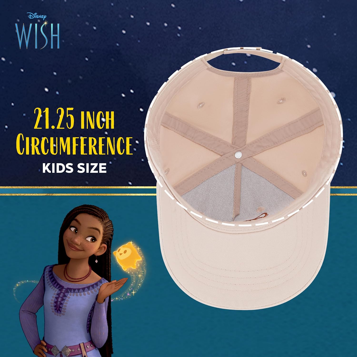 Concept One Disney Wish Star Baseball Cap for Boys 1