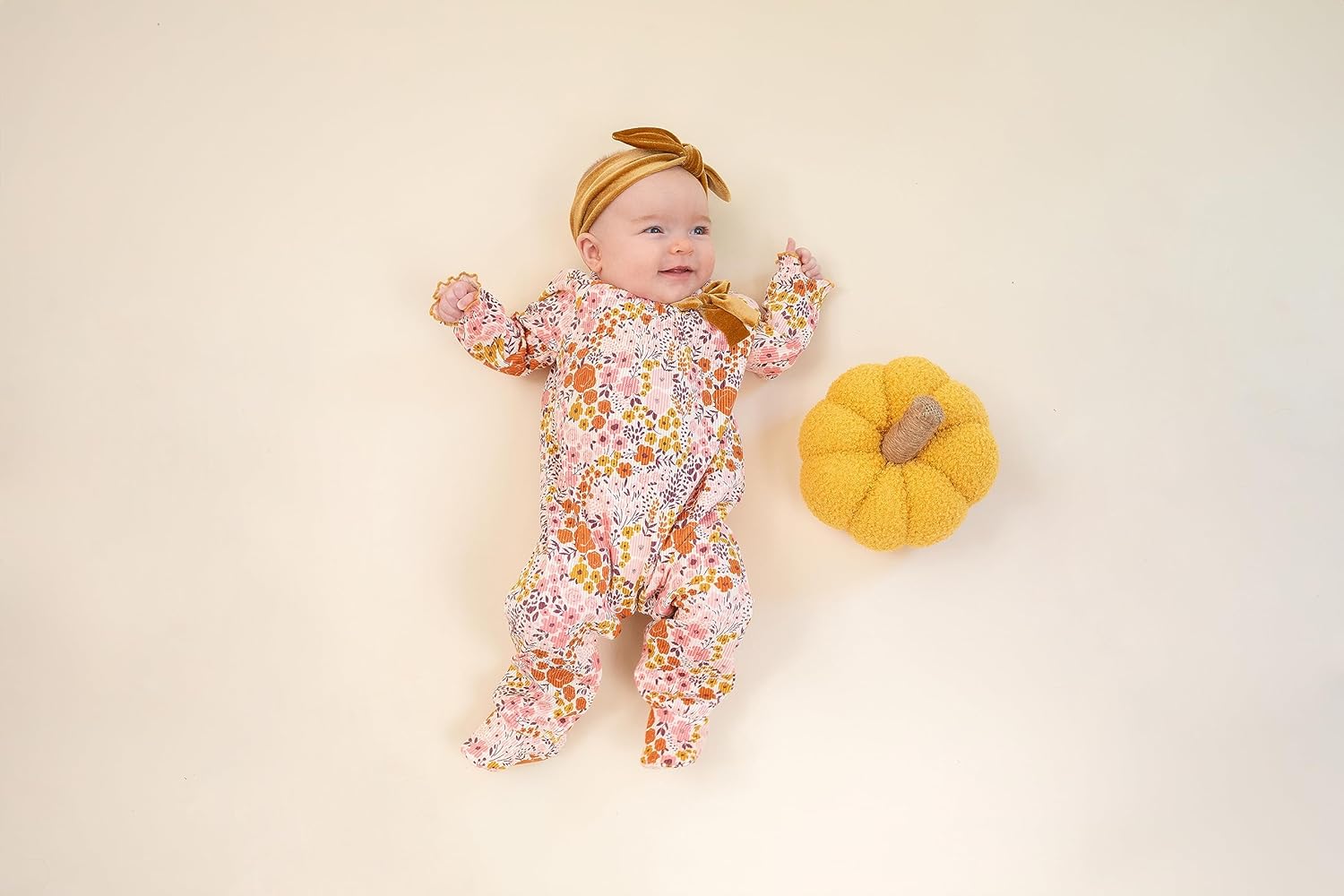 Mud Pies Cozy Baby Girl Sleeper Set