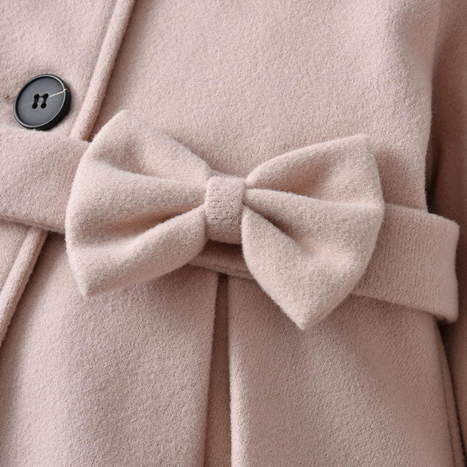 Unique Solid Color Winter Jacket for Girls