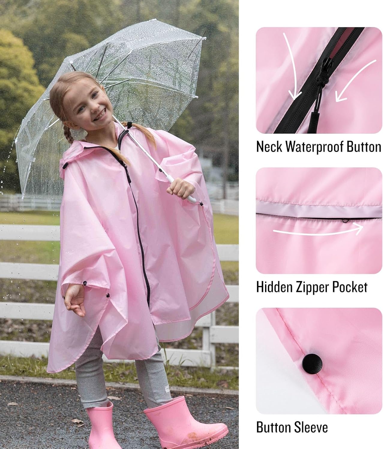 Essential Lightweight Rain Poncho