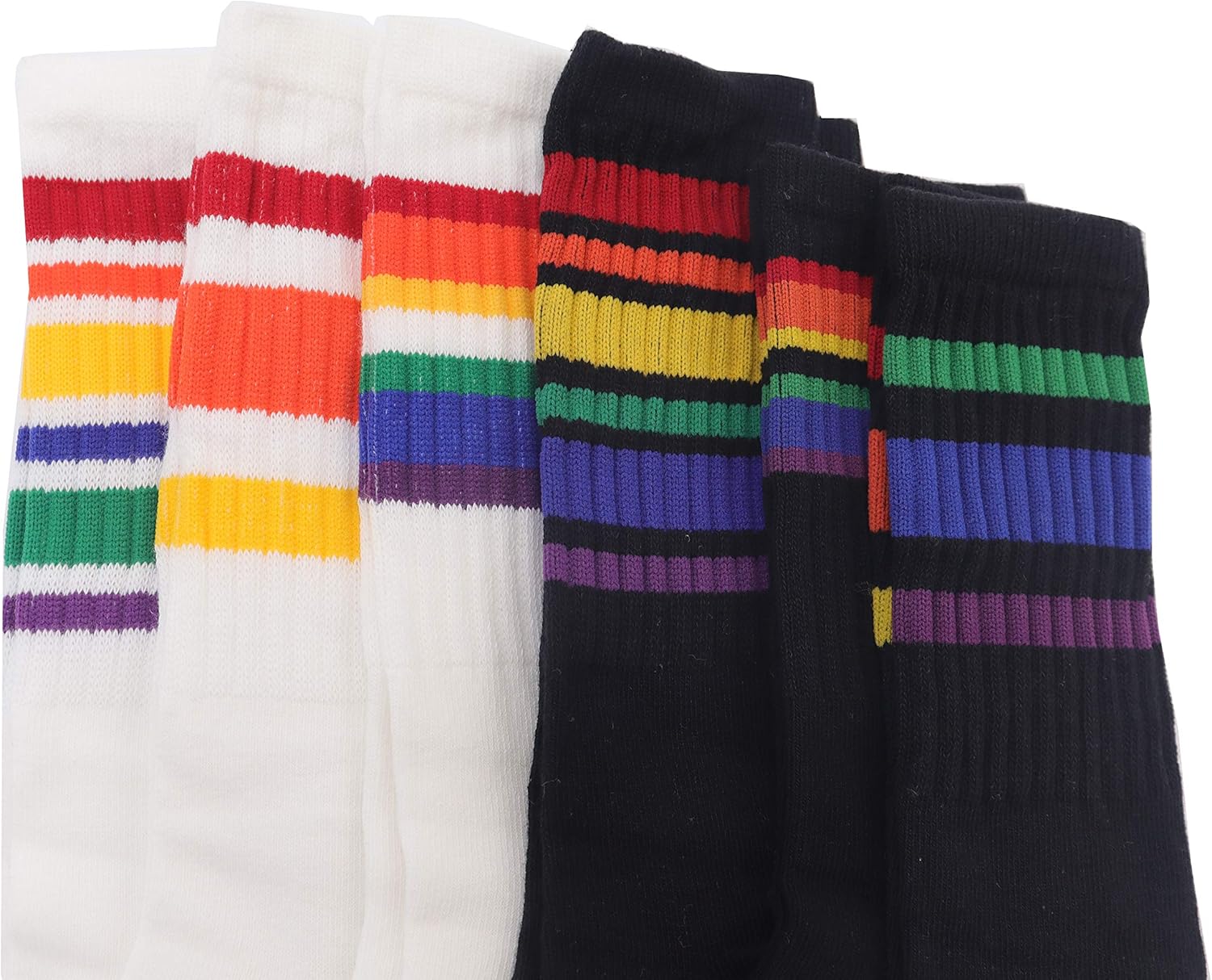 Xiyadun Unisex Knee High Socks for Toddlers Kids 80 Cotton