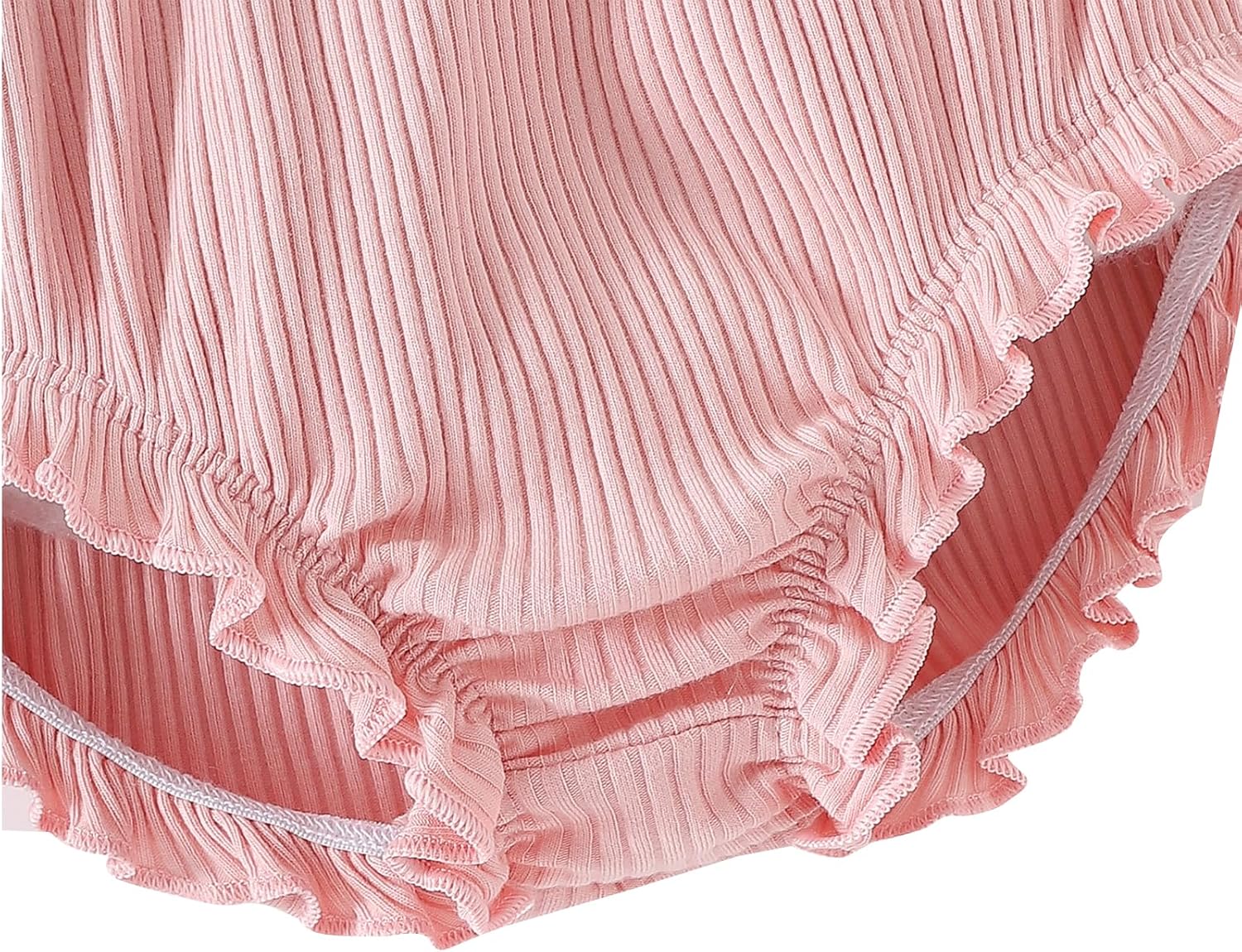 SOBOWO 3-Pack Baby Ruffle Shorts