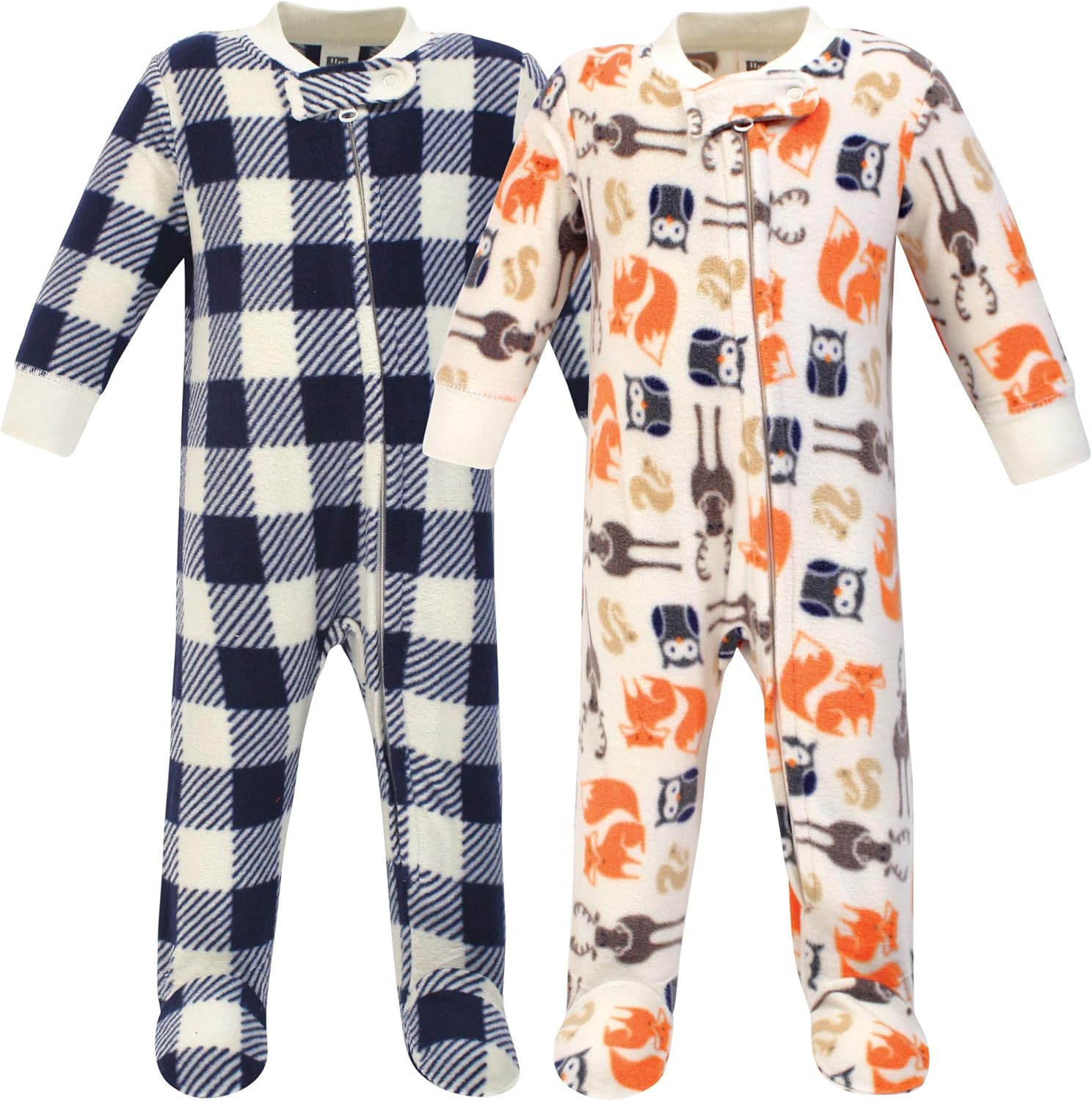 Hudson Baby Unisex Fleece Sleep and Play