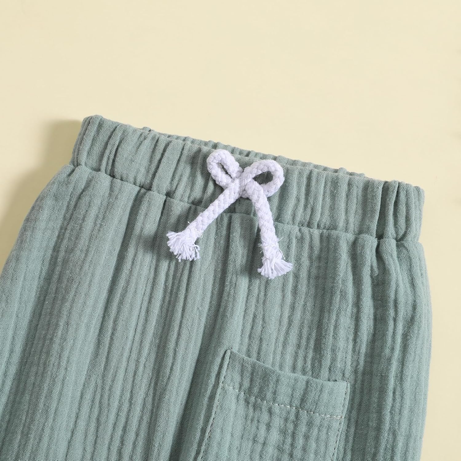 Comfy Cotton Linen Joggers for Toddler Boys Girls