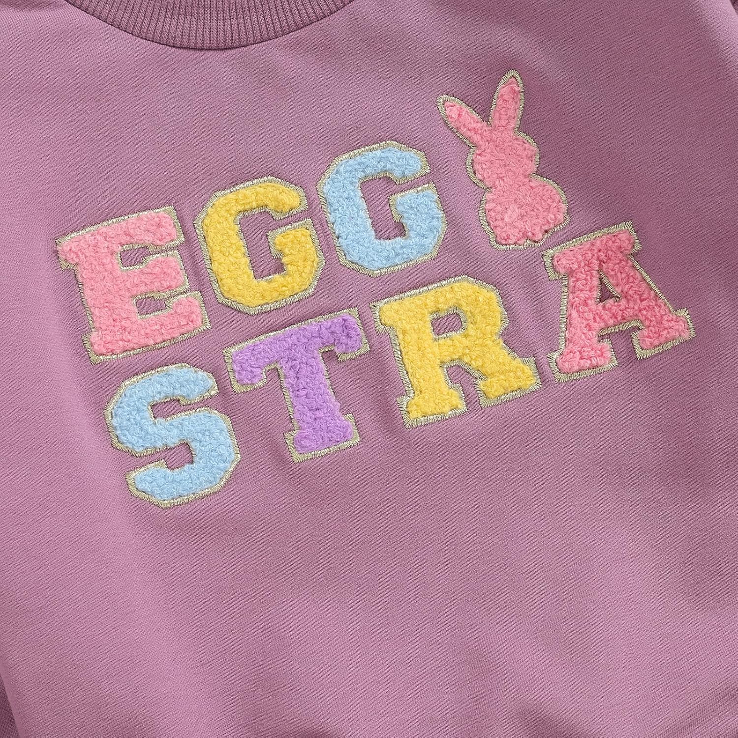 YINGISFITM Toddler Baby Girl Christmas Outfit Crewneck Sweatshirt Long Sleeve Pullover