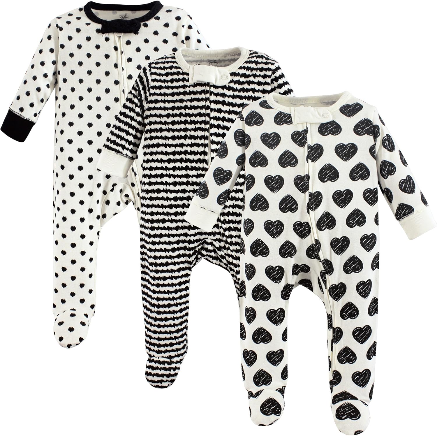 Touched by Nature Baby Girls Organic Cotton Sleep and Play Blanket Set