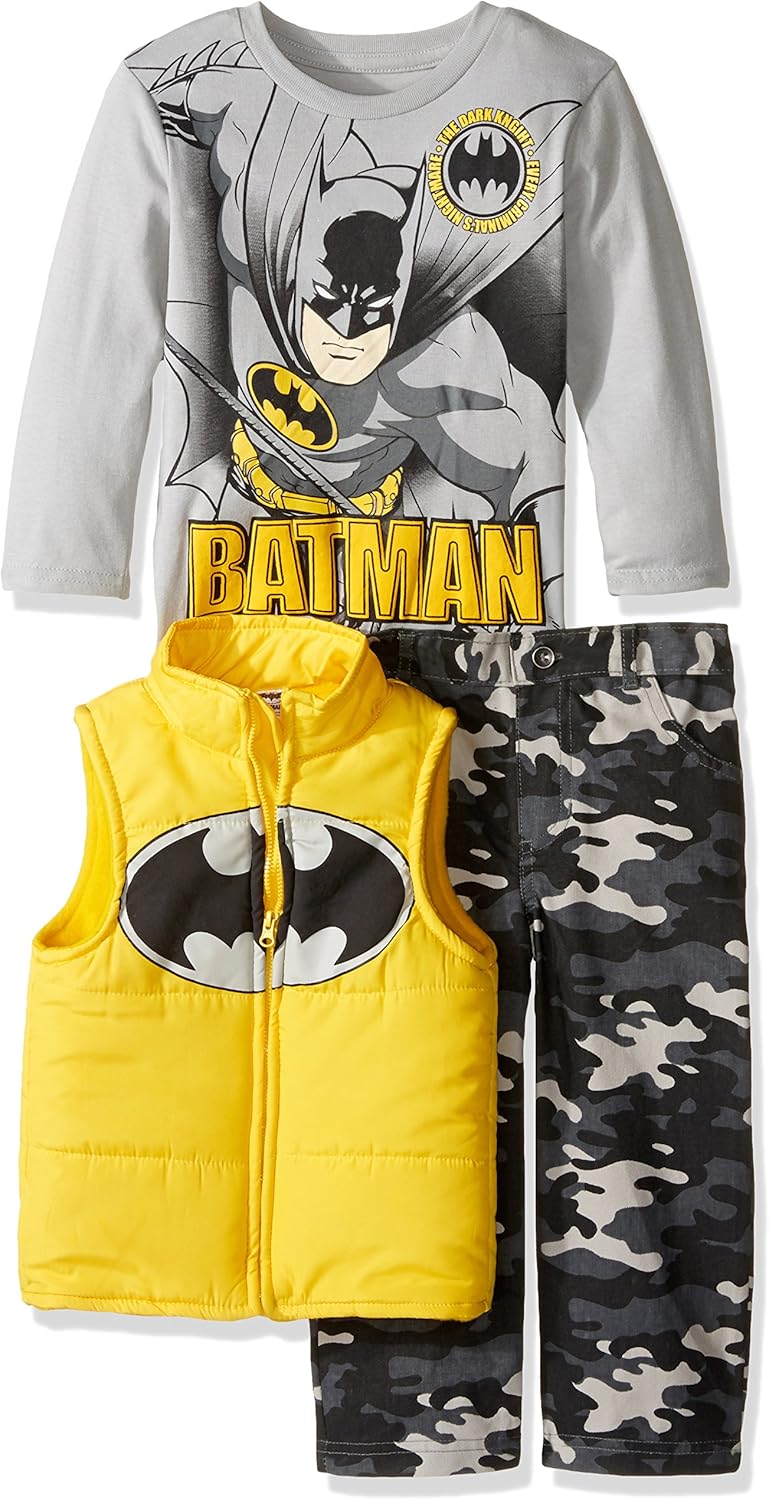 Batman Little Boys Toddler Camo Set