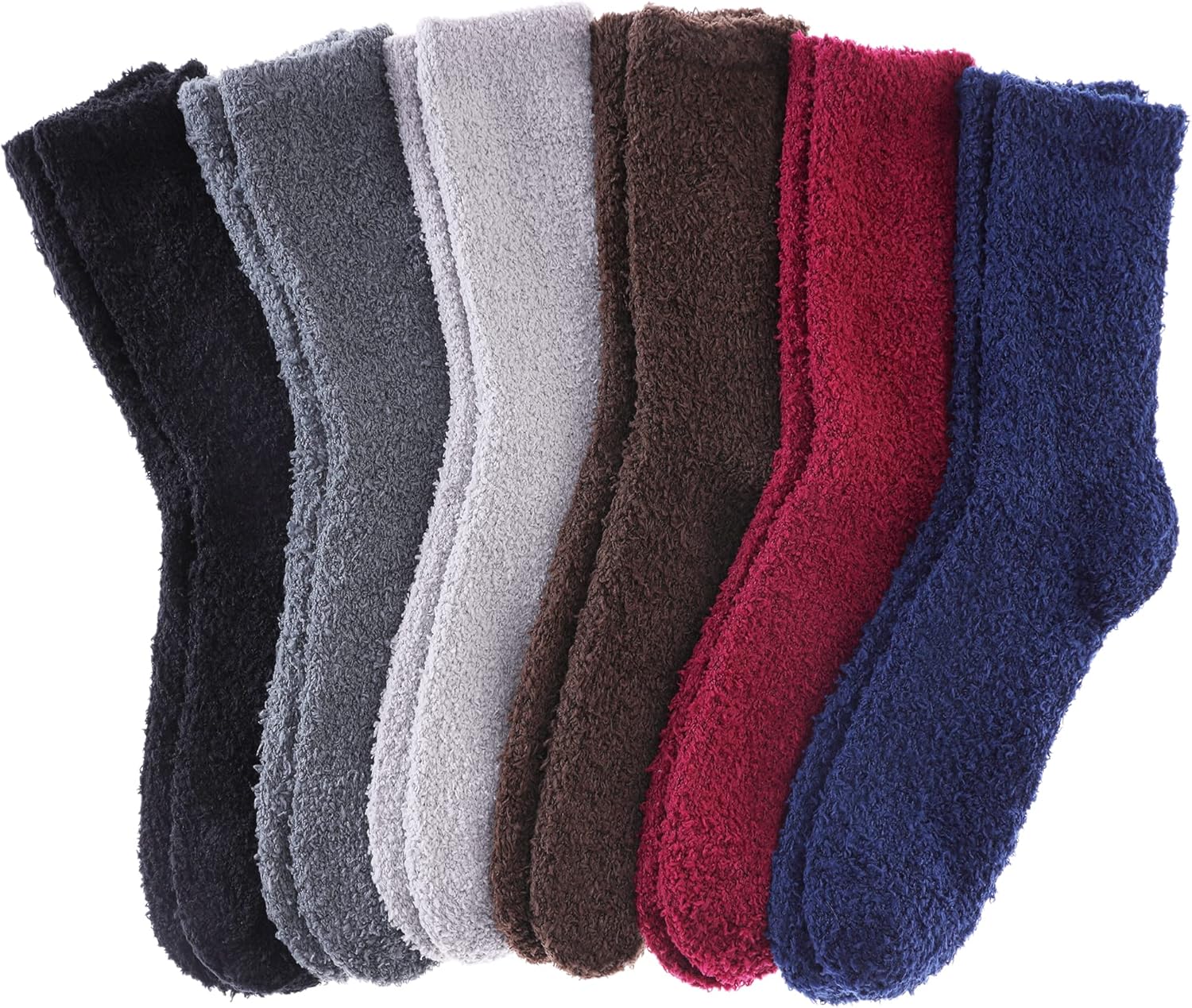 DYW Mens Fuzzy Slipper Socks
