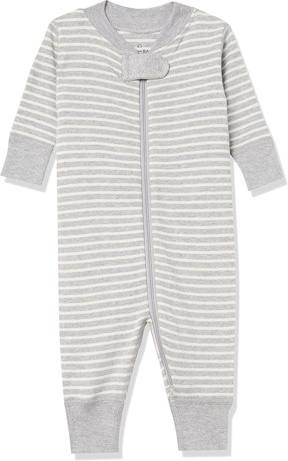 Moon and Back Unisex Babies Organic Cotton Footless Pajamas