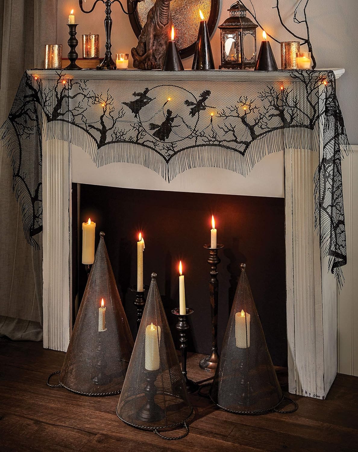 Spirit Halloween Hocus Pocus Light-Up Mantel Scarf