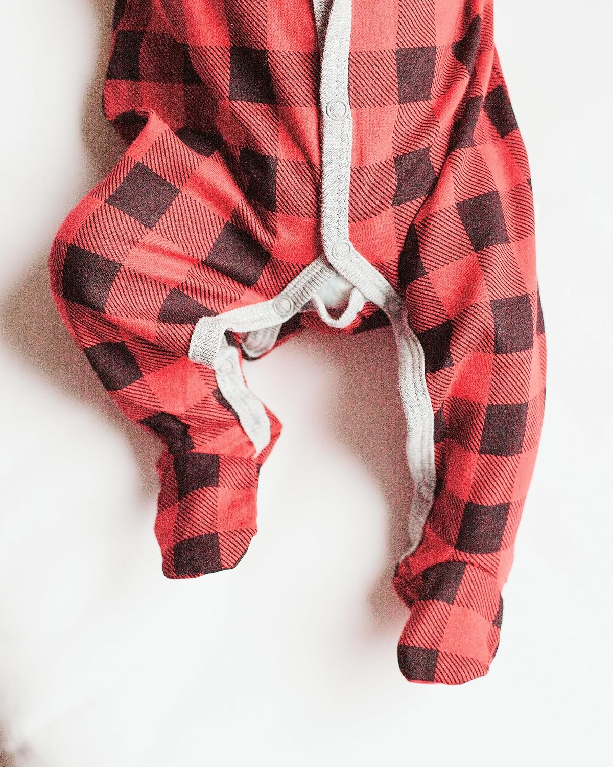 Snugabye Infant Buffalo Plaid Footed Sleeper