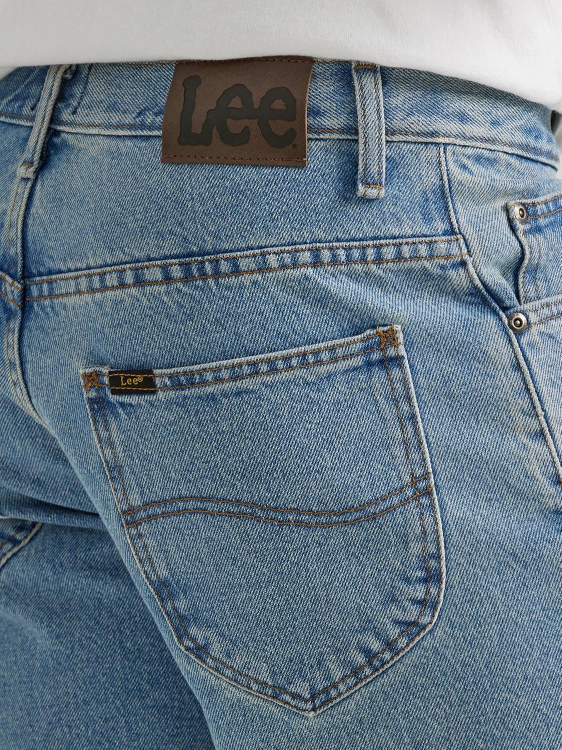 Lee Mens Legendary Relaxed Fit Denim Shorts 1