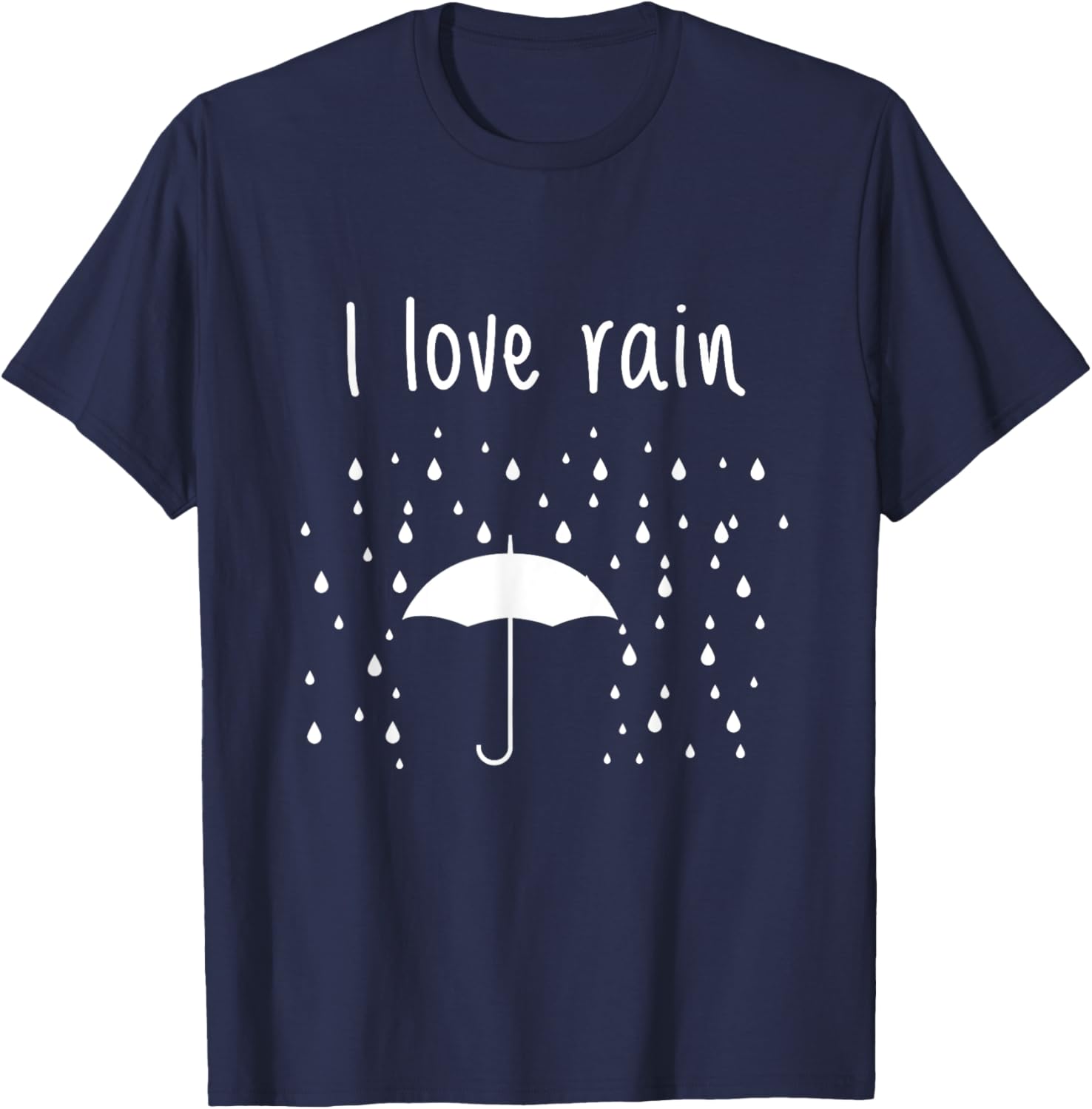 I Love Rain - Creative Umbrella T-Shirt