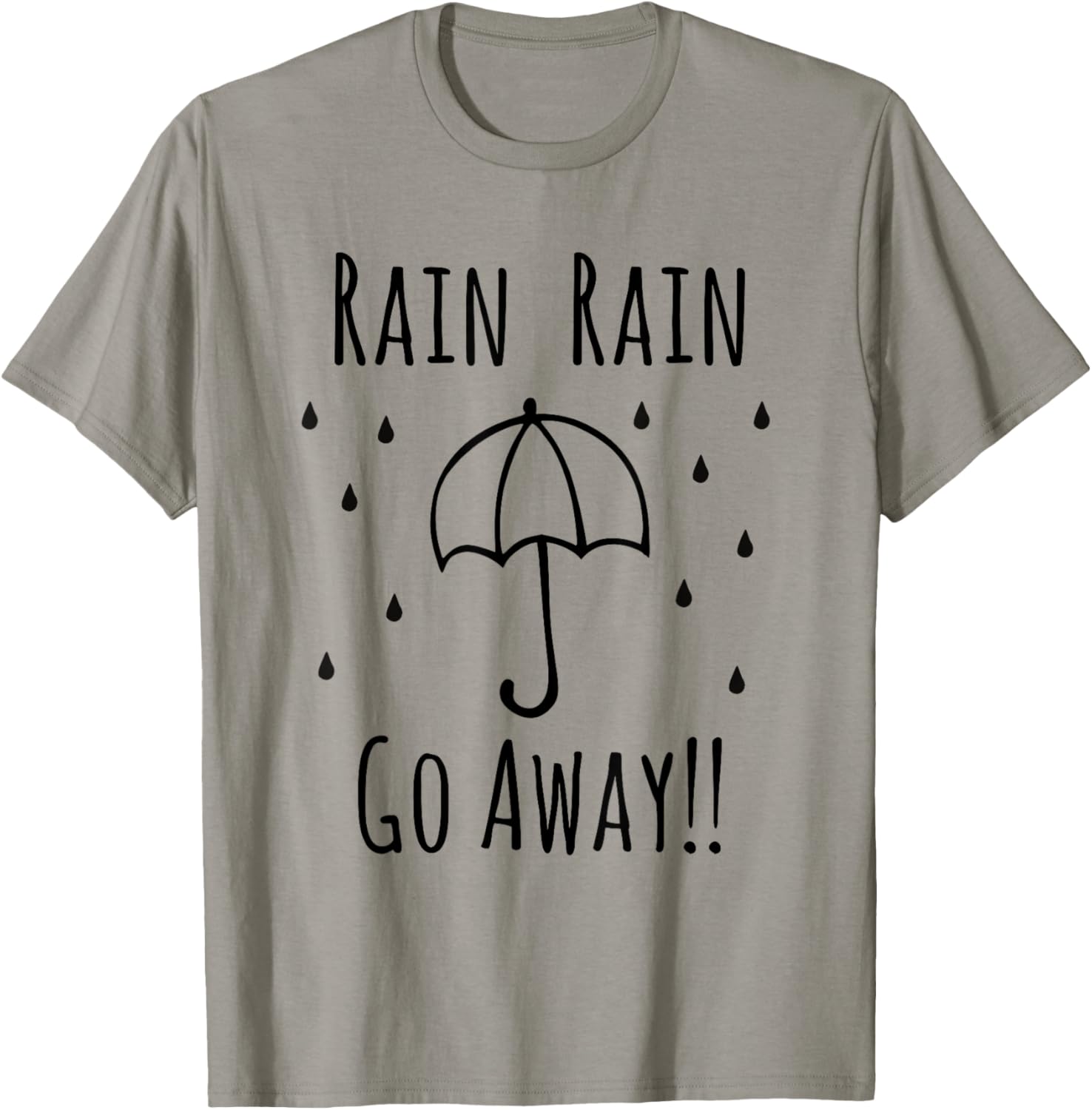I hate the rain T-shirt Women Lightweight and Funny Design