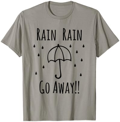 I hate the rain T-shirt Women Lightweight and Funny Design