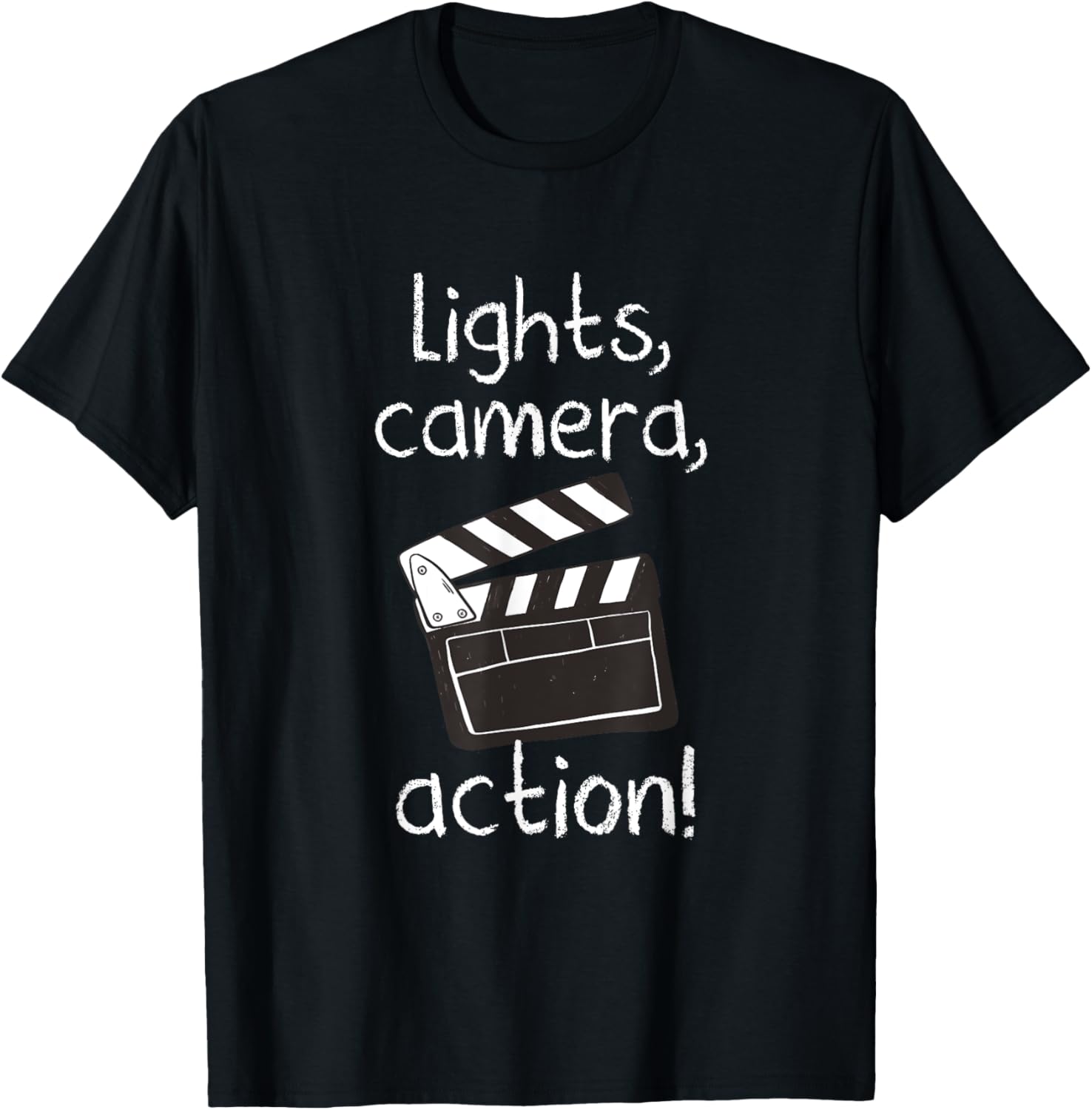 Lights Camera Action Movie Director T-Shirt