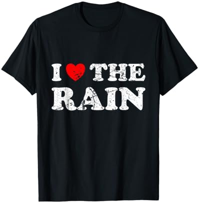 Original Red Heart Clothing I Love The Rain T-Shirt