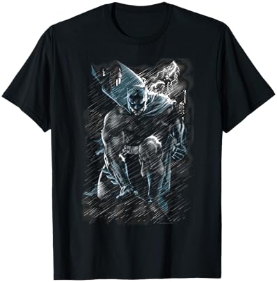 Batman in the Rain T-Shirt Superheros WCW Journey